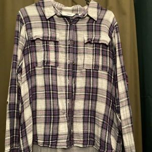 Great Northwest Indigo Long Sleeve Button Down Shirt